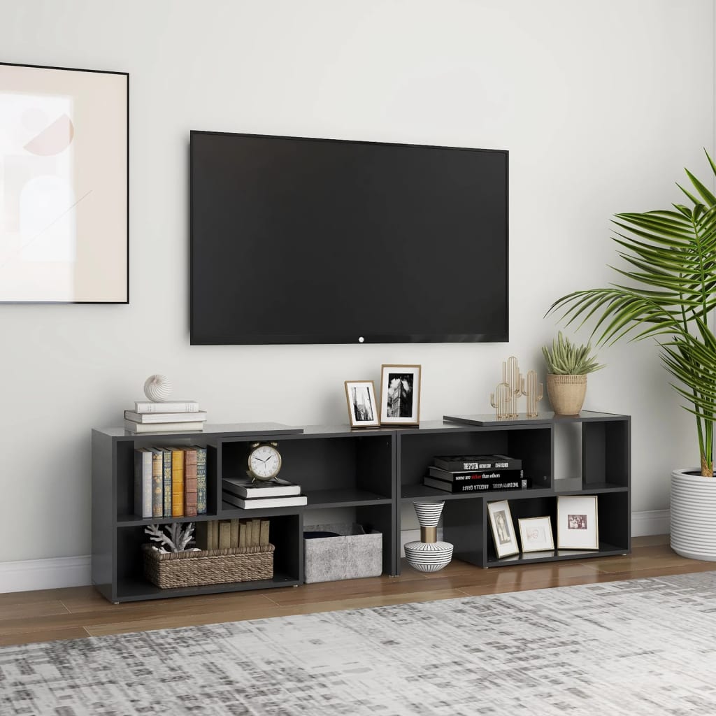 Grauer TV-Schrank 149 cm