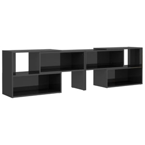 TV-Schrank Hochglanz Grau 149 cm