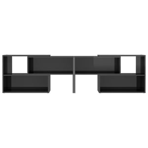 TV-Schrank Hochglanz Grau 149 cm