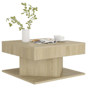 Sonoma Eiche Couchtisch 57x57 cm