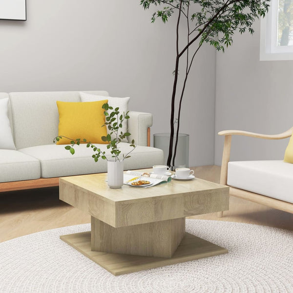 Sonoma Eiche Couchtisch 57x57 cm
