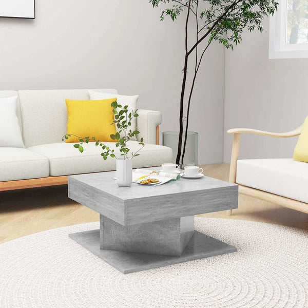 Betongrauer Couchtisch 57x57 cm