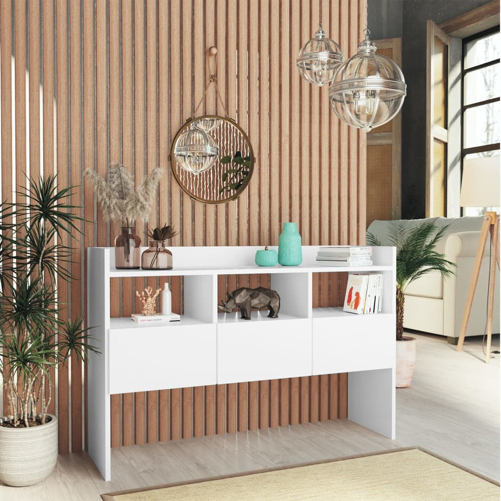 Weißes Sideboard 105 cm Holzwerkstoff