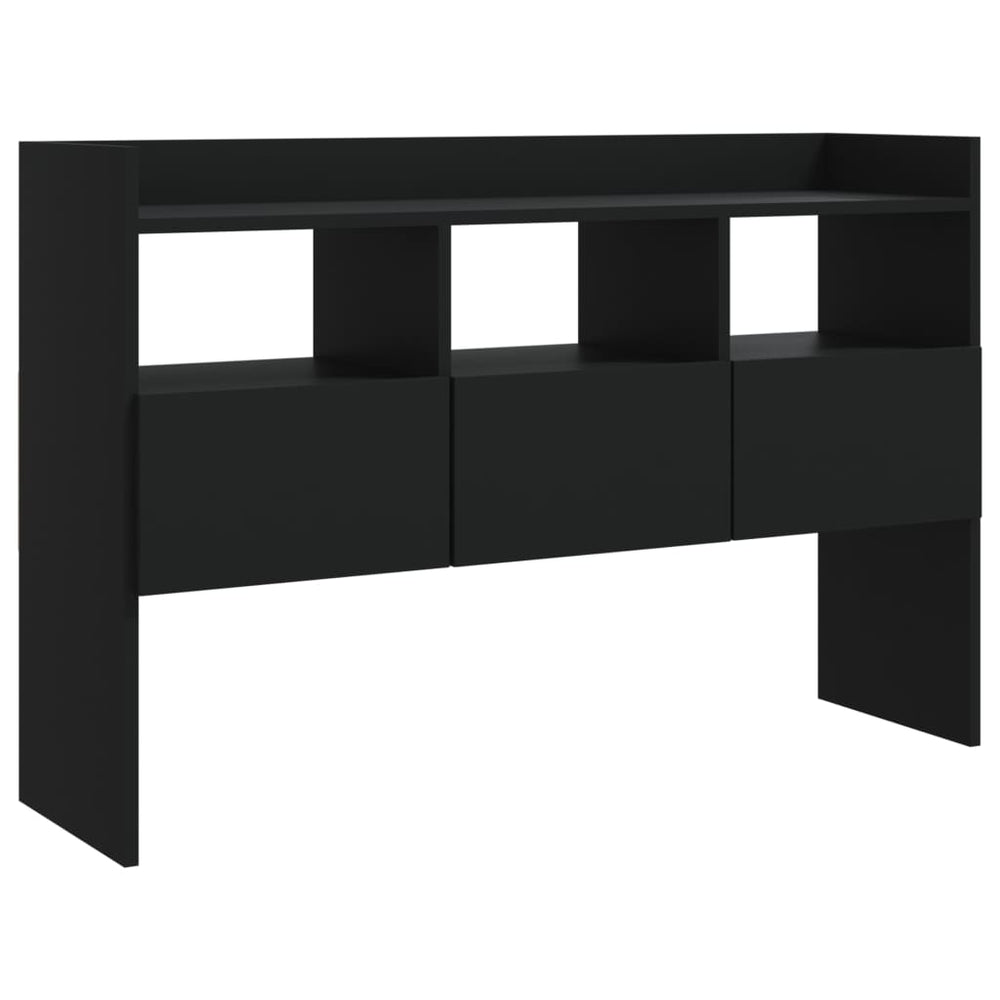 Schwarzes Sideboard 105 cm Holz
