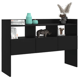 Schwarzes Sideboard 105 cm Holz