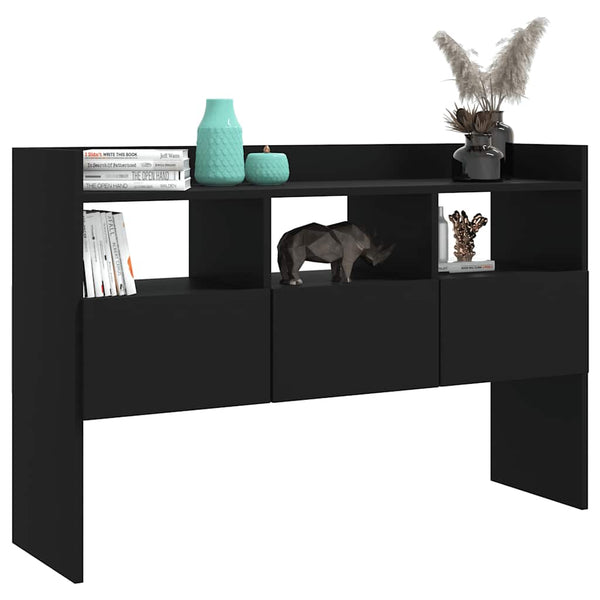 Schwarzes Sideboard 105 cm Holz