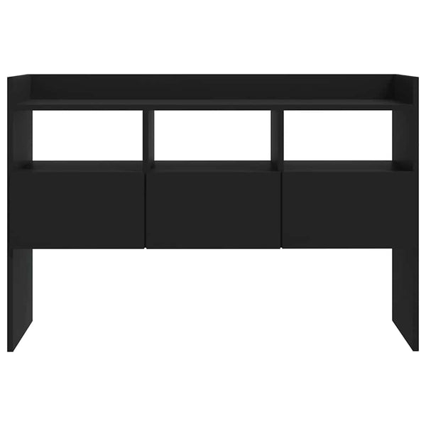 Schwarzes Sideboard 105 cm Holz