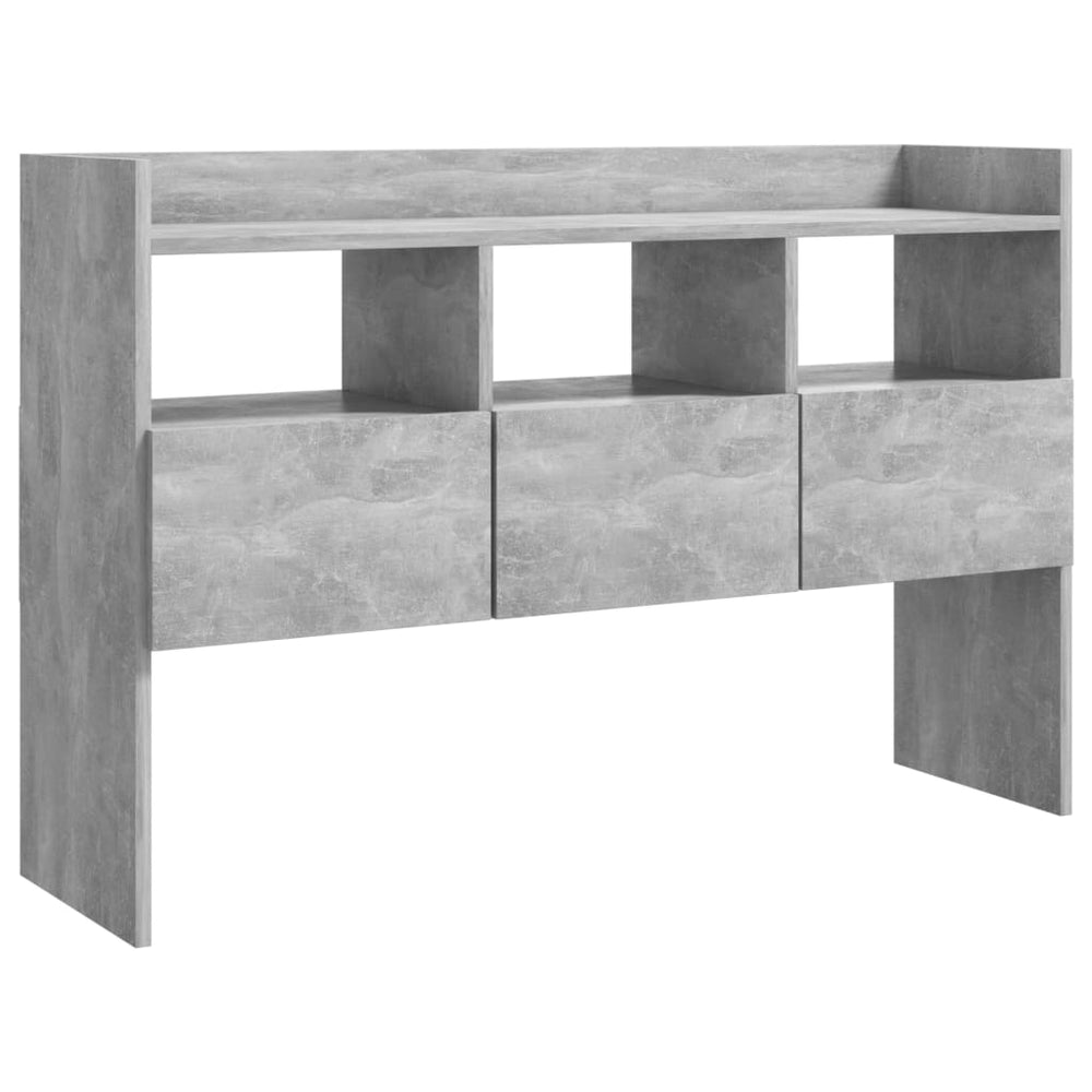 vidaXL Sideboard Concrete Gray 105x30x70 cm Engineered Wood