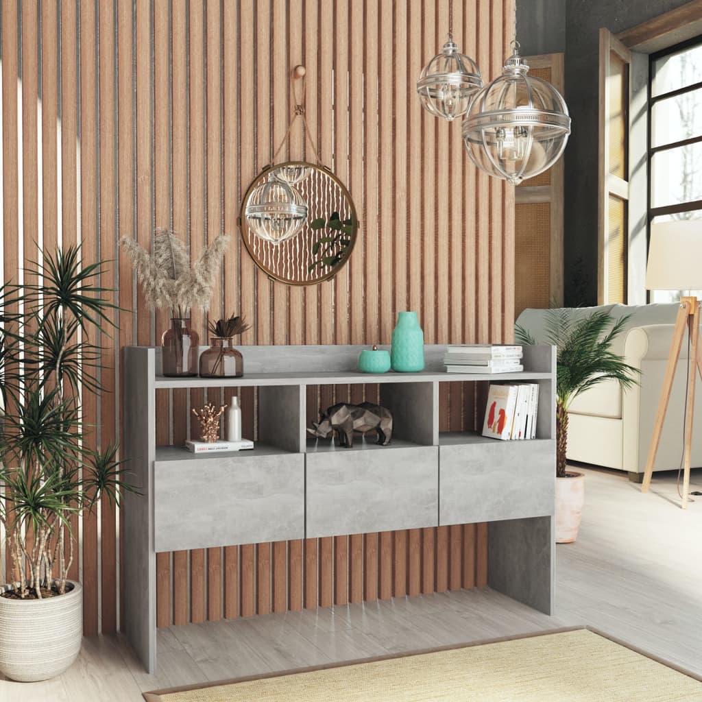 Betongraues Sideboard 105 cm