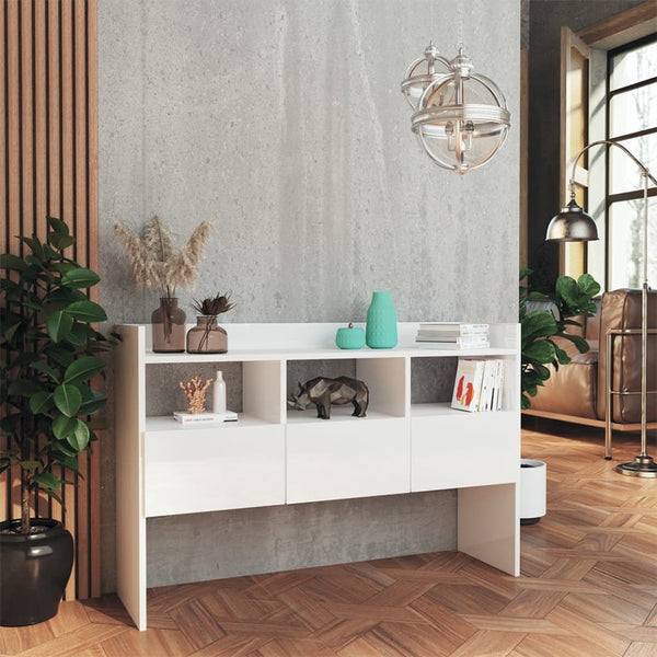 Hochglanz Weißes Sideboard 105 cm