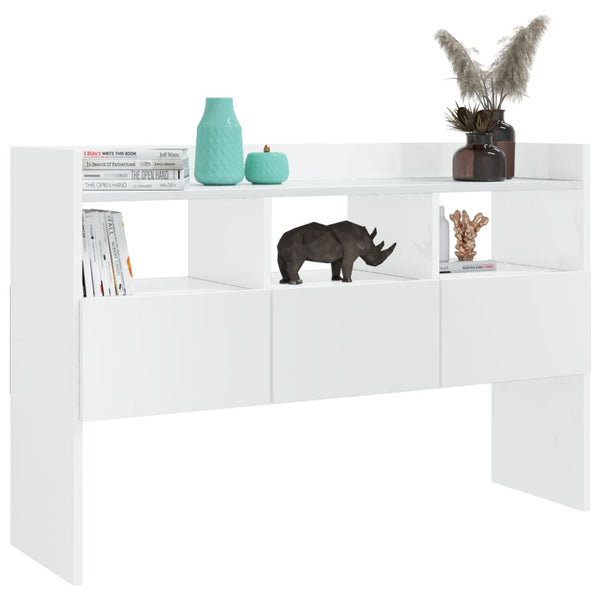 Hochglanz Weißes Sideboard 105 cm