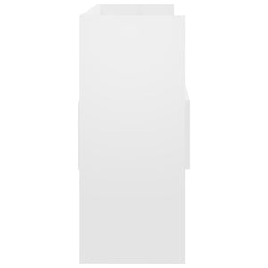 Hochglanz Weißes Sideboard 105 cm