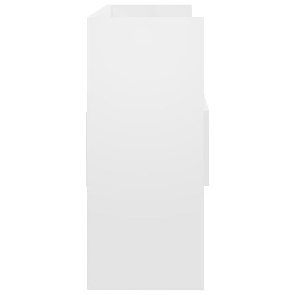 Hochglanz Weißes Sideboard 105 cm