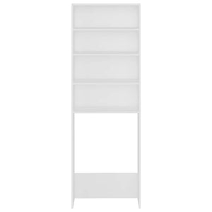 Waschmaschinenschrank Weiß 64x24x190cm