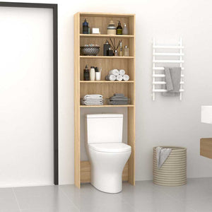 Waschmaschinenschrank Sonoma Eiche 64x24x190cm