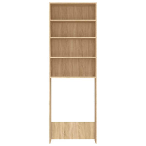 Waschmaschinenschrank Sonoma Eiche 64x24x190cm