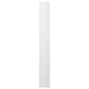 Waschmaschinenschrank Hochglanz Weiß 64x24x190 cm