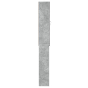 Waschmaschinenschrank Betongrau 64x25,5x190 cm