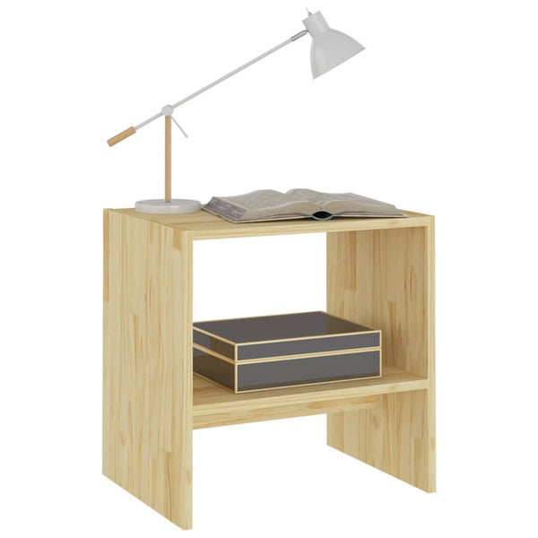 Nachttische Kiefer Massivholz 40x40 cm, 2er-Set