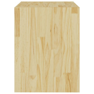 Nachttische Kiefer Massivholz 40x40 cm, 2er-Set