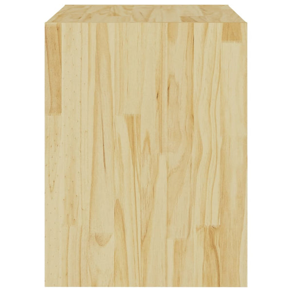 Nachttische Kiefer Massivholz 40x40 cm, 2er-Set
