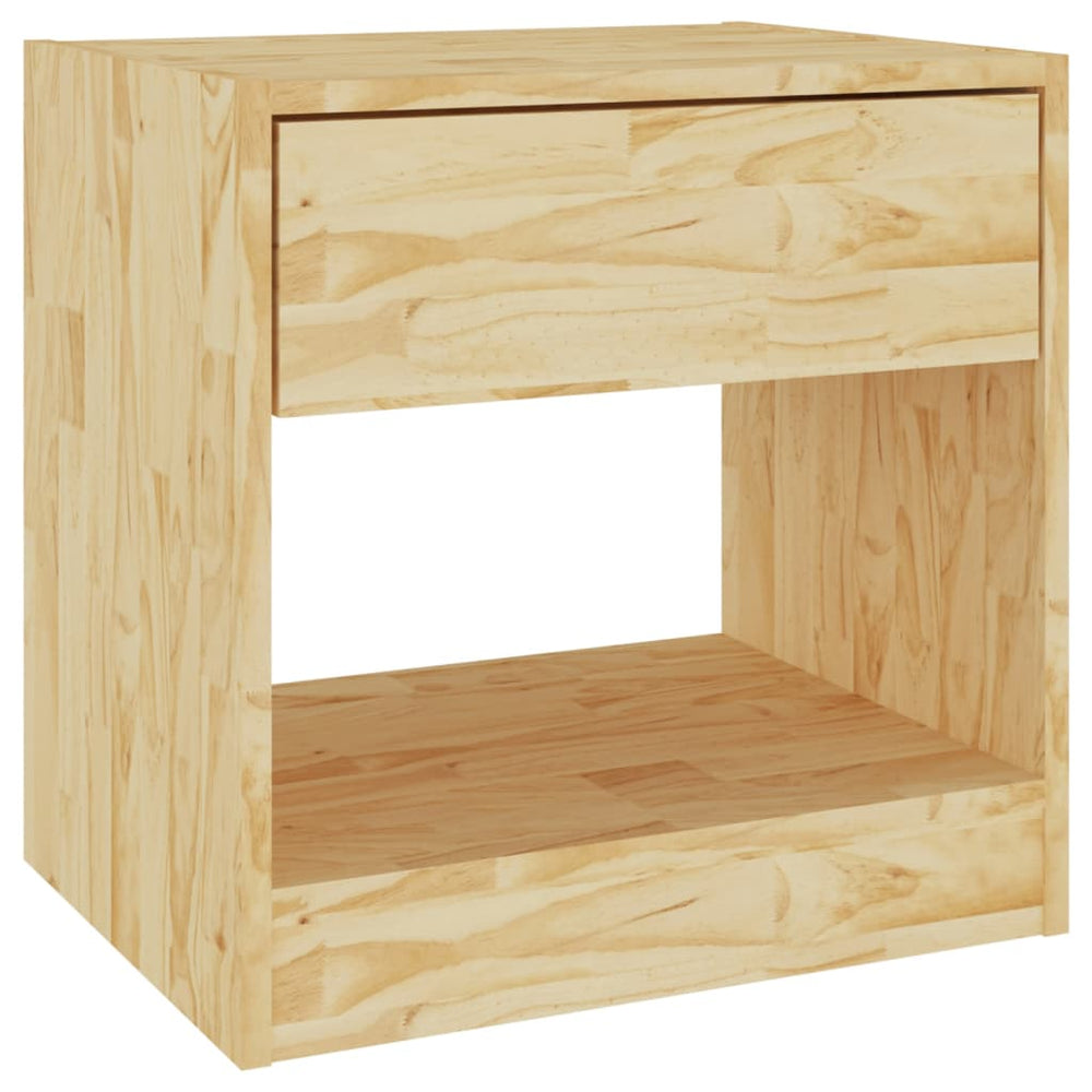 vidaXL Bedside Cabinet 40x31x40 cm Solid Pine Wood