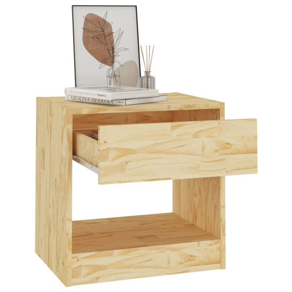 Massivholz Nachttisch Kiefer 40x40 cm