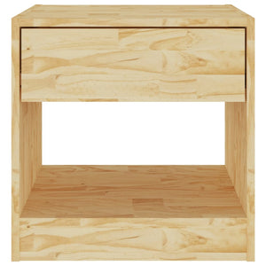 Massivholz Nachttische Kiefer, 2er-Set