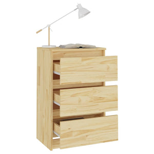 Nachttische Kiefer Massivholz, 2er-Set