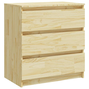 Massivholz Nachtschrank Kiefer 60x36x64 cm