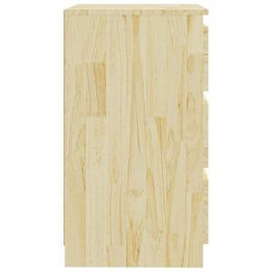 Massivholz Nachtschrank Kiefer 60x36x64 cm