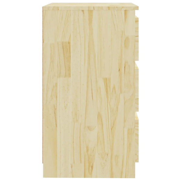 Massivholz Nachtschrank Kiefer 60x36x64 cm