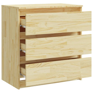 Massivholz Nachtschrank Kiefer 60x36x64 cm