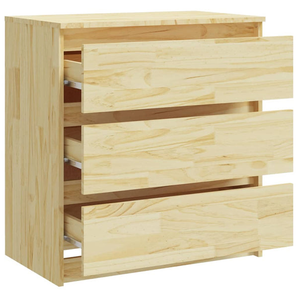 Massivholz Nachtschrank Kiefer 60x36x64 cm