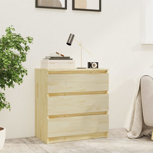 Massivholz Nachtschrank Kiefer 60x36x64 cm