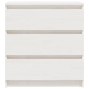 Nachtschrank Weiß Kiefer Massivholz 60cm