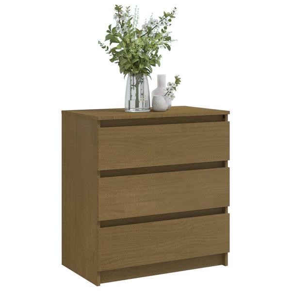 Nachtschrank Honigbraun Kiefer Massivholz