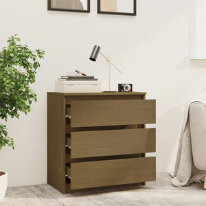 Nachtschrank Honigbraun Kiefer Massivholz