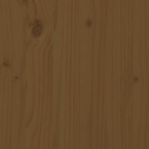 vidaXL Meuble d'appoint marron miel 60x36x65 cm Bois de pin massif