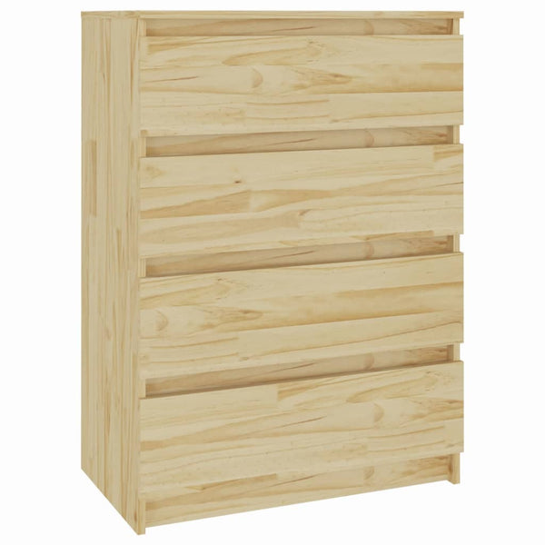 Massivholz Kiefer Beistellschrank 60x36x84 cm