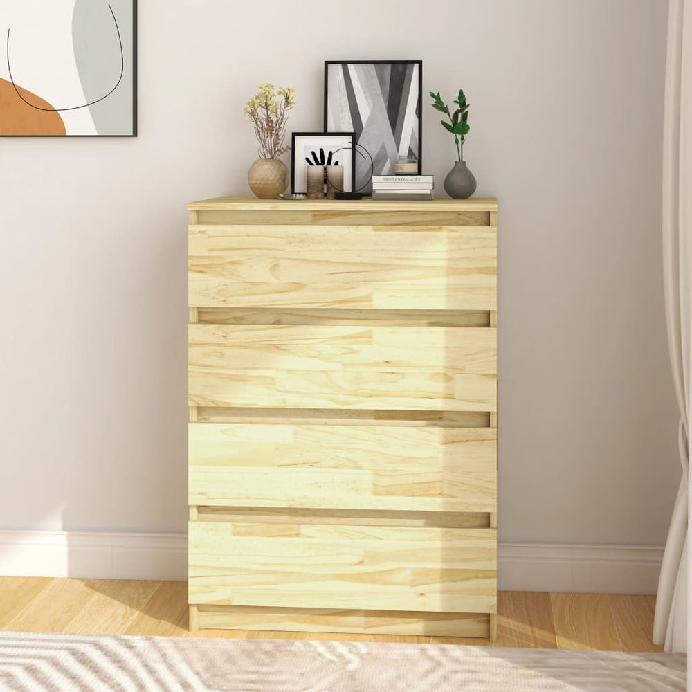 vidaXL Side Cabinet 60x36x84 cm Solid Pine Wood