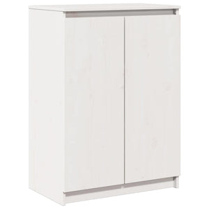 Weißes Kiefer Massivholz Sideboard 60 cm