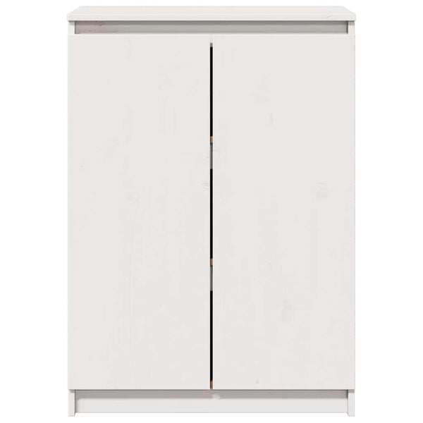 Weißes Kiefer Massivholz Sideboard 60 cm