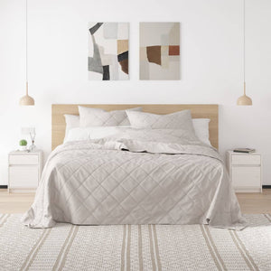 vidaXL Table de chevet blanche 40x31x50 cm en pin massif
