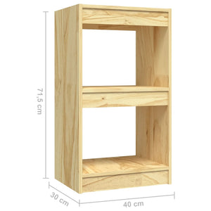 Massivholz Bücherregal Kiefer 40x71,5cm