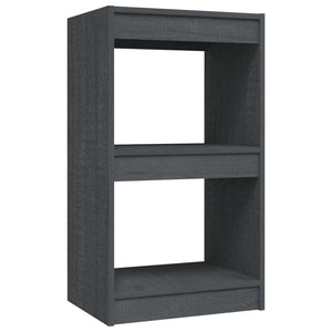 Graues Kiefer Bücherregal 40x30x71,5 cm