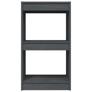 Graues Kiefer Bücherregal 40x30x71,5 cm