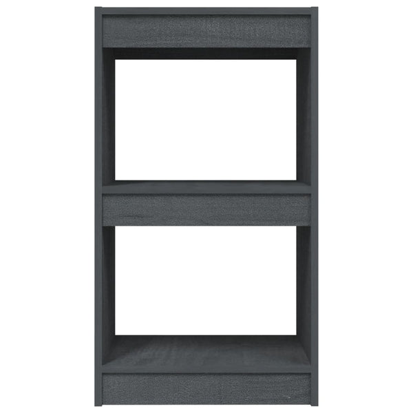 Graues Kiefer Bücherregal 40x30x71,5 cm