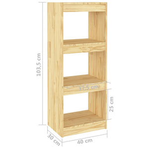 Bücherregal Kiefer Massivholz 40x30x103,5 cm