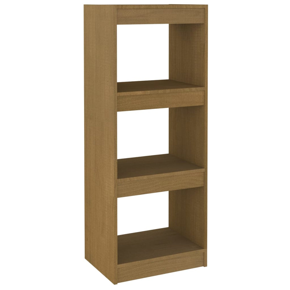 Bücherregal Honigbraun Kiefer Massivholz 40x103,5 cm